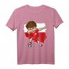 Dabbing Soccer Boy Polen Polska Polen Fußball T-Shirt - Lustiges Sport-T-Shirt für Kinder, Jugendliche, Teams und Trainer
