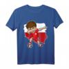 Dabbing Soccer Boy Polen Polska Polen Fußball T-Shirt - Lustiges Sport-T-Shirt für Kinder, Jugendliche, Teams und Trainer