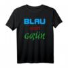 Blau statt Grün | Anti Grünen | Pro AfD Politik Statement T-Shirt für Patrioten & Wähler bei Demos & Wahlen