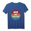Ich habe zwei Titel Mama und Politiker T-Shirt – Vintage Sonnenuntergang Design, perfektes Geschenk für politisch engagierte Mütter