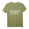 Lustiges politisches falsches und stolzes Sarkasmus-Geschenk T-Shirt - Ausdruck von Anti-Politik mit Humor für Familien, Weihnachten & besondere Anlässe