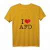 Damen Pro AFD – I Love AFD Wahlen 2021 T-Shirt mit V-Ausschnitt – Perfektes Fan-Design für AfD-Unterstützer