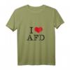 Damen Pro AFD – I Love AFD Wahlen 2021 T-Shirt mit V-Ausschnitt – Perfektes Fan-Design für AfD-Unterstützer