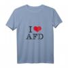 Damen Pro AFD – I Love AFD Wahlen 2021 T-Shirt mit V-Ausschnitt – Perfektes Fan-Design für AfD-Unterstützer