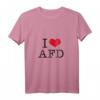 Damen Pro AFD – I Love AFD Wahlen 2021 T-Shirt mit V-Ausschnitt – Perfektes Fan-Design für AfD-Unterstützer