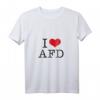 Damen Pro AFD – I Love AFD Wahlen 2021 T-Shirt mit V-Ausschnitt – Perfektes Fan-Design für AfD-Unterstützer