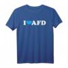 I Love AFD Politik T-Shirt - Perfektes Fan- und Wähler-Design für AFD Unterstützer bei den Wahlen 2021