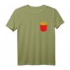 Pommes Frites in einer Tasche Logo Pommes Frites Liebhaber T-Shirt – Lustiges Geschenk für Fast-Food Fans zu Geburtstag & Weihnachten