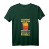 Damen Lustiges Sprüche Pommes T-Shirt mit V-Ausschnitt – Humorvolles Damen T-Shirt für Pommes-Fans