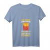 Damen Lustiges Sprüche Pommes T-Shirt mit V-Ausschnitt – Humorvolles Damen T-Shirt für Pommes-Fans