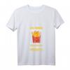 Damen Lustiges Sprüche Pommes T-Shirt mit V-Ausschnitt – Humorvolles Damen T-Shirt für Pommes-Fans