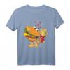 Lustiges Kinder T-Shirt mit Burger & Pommes - Humorvolles Food-Design für Jungen und Mädchen, perfekt als Geschenk