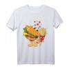 Lustiges Kinder T-Shirt mit Burger & Pommes - Humorvolles Food-Design für Jungen und Mädchen, perfekt als Geschenk