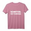 Schnitzel mit Pommes T-Shirt – Lustiges Geschenk für Schnitzel- und Pommes-Liebhaber, perfekt für Freunde und Familie