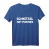 Schnitzel mit Pommes T-Shirt – Lustiges Geschenk für Schnitzel- und Pommes-Liebhaber, perfekt für Freunde und Familie