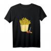 Pommes Frites Ketchup T-Shirt - Lustiges Geschenk für Pommes-Liebhaber und Fast-Food Fans