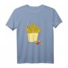 Pommes Frites Ketchup T-Shirt - Lustiges Geschenk für Pommes-Liebhaber und Fast-Food Fans