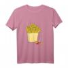 Pommes Frites Ketchup T-Shirt - Lustiges Geschenk für Pommes-Liebhaber und Fast-Food Fans