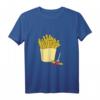 Pommes Frites Ketchup T-Shirt - Lustiges Geschenk für Pommes-Liebhaber und Fast-Food Fans