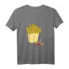 Pommes Frites Ketchup T-Shirt - Lustiges Geschenk für Pommes-Liebhaber und Fast-Food Fans