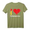 I love Freibadpommes T-Shirt mit Herzmotiv – Perfekt für Pommes-Fans, Fast Food Junkies & Freibadbesucher