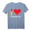 I love Freibadpommes T-Shirt mit Herzmotiv – Perfekt für Pommes-Fans, Fast Food Junkies & Freibadbesucher
