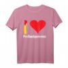 I love Freibadpommes T-Shirt mit Herzmotiv – Perfekt für Pommes-Fans, Fast Food Junkies & Freibadbesucher