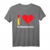 I love Freibadpommes T-Shirt mit Herzmotiv – Perfekt für Pommes-Fans, Fast Food Junkies & Freibadbesucher