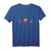 Pommes Frites Herzschlag EKG Team Pommes T-Shirt – Perfektes Geschenk für Pommes-Liebhaber und Fast Food Fans