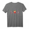 Pommes Frites Herzschlag EKG Team Pommes T-Shirt – Perfektes Geschenk für Pommes-Liebhaber und Fast Food Fans