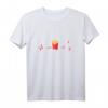 Pommes Frites Herzschlag EKG Team Pommes T-Shirt – Perfektes Geschenk für Pommes-Liebhaber und Fast Food Fans