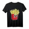 HapPanda Pommes Frites T-Shirt – Lustiges Fast Food Design für Pommes-Liebhaber und Partyfans