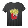 HapPanda Pommes Frites T-Shirt – Lustiges Fast Food Design für Pommes-Liebhaber und Partyfans
