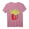HapPanda Pommes Frites T-Shirt – Lustiges Fast Food Design für Pommes-Liebhaber und Partyfans
