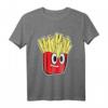 HapPanda Pommes Frites T-Shirt – Lustiges Fast Food Design für Pommes-Liebhaber und Partyfans