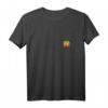 Damen Pommes Frites in der Tasche T-Shirt mit V-Ausschnitt – Lustiges Fast Food Design für Pommes-Liebhaber und Kinder
