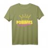 Pommes Prinzessin Frites Fast Food T-Shirt für Frauen – Lustiges Design mit Ketchup & Mayo, ideal für Pommes-Liebhaberinnen und Gastronomiekräfte