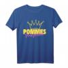 Pommes Prinzessin Frites Fast Food T-Shirt für Frauen – Lustiges Design mit Ketchup & Mayo, ideal für Pommes-Liebhaberinnen und Gastronomiekräfte