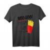 Lustiges Pommes Frites Shirt - Fryday Freitag Lebensmittel Geschenk für Teenager, Freunde, Familie und Partner