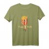 Lustiges Pommes Frittes Sprüche T-Shirt mit sexy Beinen – Perfekt für Pommes Fans & Foodie Humor mit dem Spruch 'Heiße Fritte'