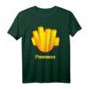 Pommes T-Shirt & Kostüm – Lustige Fritten Verpackung Verkleidung für Fasching, Karneval & Halloween für Kinder und Erwachsene