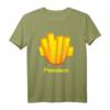 Pommes T-Shirt & Kostüm – Lustige Fritten Verpackung Verkleidung für Fasching, Karneval & Halloween für Kinder und Erwachsene