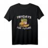 Frydays for Future Burger Hot Dog Pommes Langarmshirt – Lustiges Food-Design für Fastfood-Fans, Trendige Freizeitkleidung