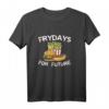 Frydays for Future Burger Hot Dog Pommes Langarmshirt – Lustiges Food-Design für Fastfood-Fans, Trendige Freizeitkleidung