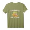 Frydays for Future Burger Hot Dog Pommes Langarmshirt – Lustiges Food-Design für Fastfood-Fans, Trendige Freizeitkleidung