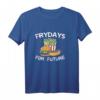 Frydays for Future Burger Hot Dog Pommes Langarmshirt – Lustiges Food-Design für Fastfood-Fans, Trendige Freizeitkleidung