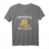 Frydays for Future Burger Hot Dog Pommes Langarmshirt – Lustiges Food-Design für Fastfood-Fans, Trendige Freizeitkleidung