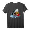 Lustiges Pommes Frites & Haifisch T-Shirt – Perfektes Geschenk für Kinder, Foodies und Haifischliebhaber zu Geburtstagen, Weihnachten & Feiertagen
