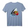 Lustiges Pommes Frites & Haifisch T-Shirt – Perfektes Geschenk für Kinder, Foodies und Haifischliebhaber zu Geburtstagen, Weihnachten & Feiertagen
