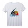 Lustiges Pommes Frites & Haifisch T-Shirt – Perfektes Geschenk für Kinder, Foodies und Haifischliebhaber zu Geburtstagen, Weihnachten & Feiertagen